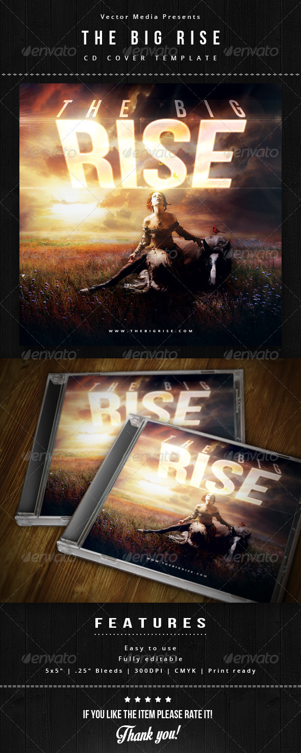 The Big Rise - Cd Cover (CD & DVD artwork)