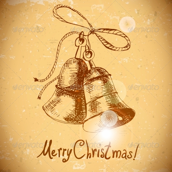 GraphicRiver Christmas Bell Vintage Background 6029305 GraphicRiver Christmas Bell Vintage Background 6029305