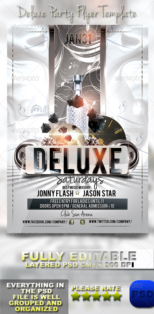 Deluxe Party Flyer Template (Events)
