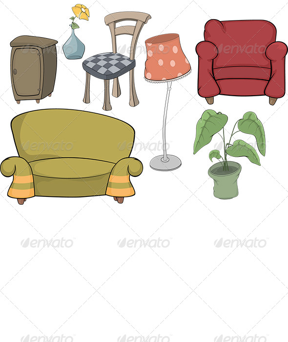 GraphicRiver The Furniture Complete Set 6034933 GraphicRiver The Furniture Complete Set 6034933