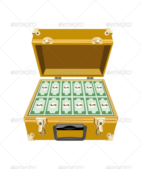 GraphicRiver Money in Briefcase 6035606 GraphicRiver Money in Briefcase 6035606