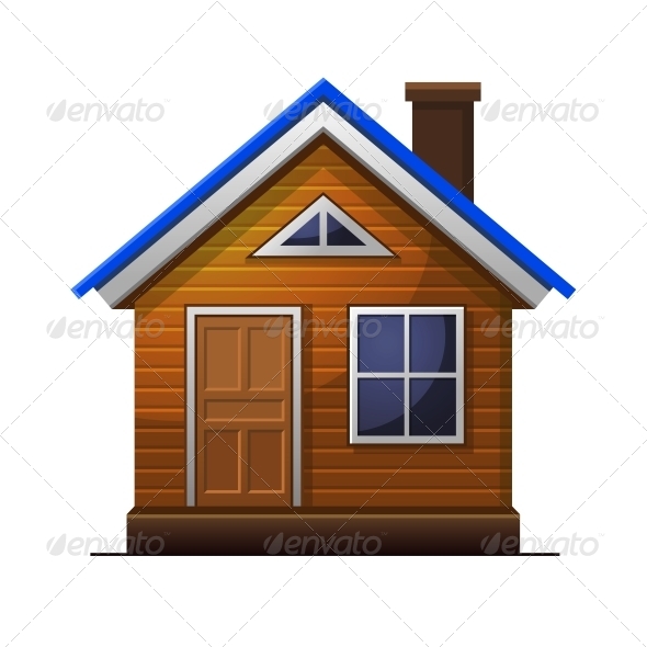 House Icon Isolated on White Background (Buildings)