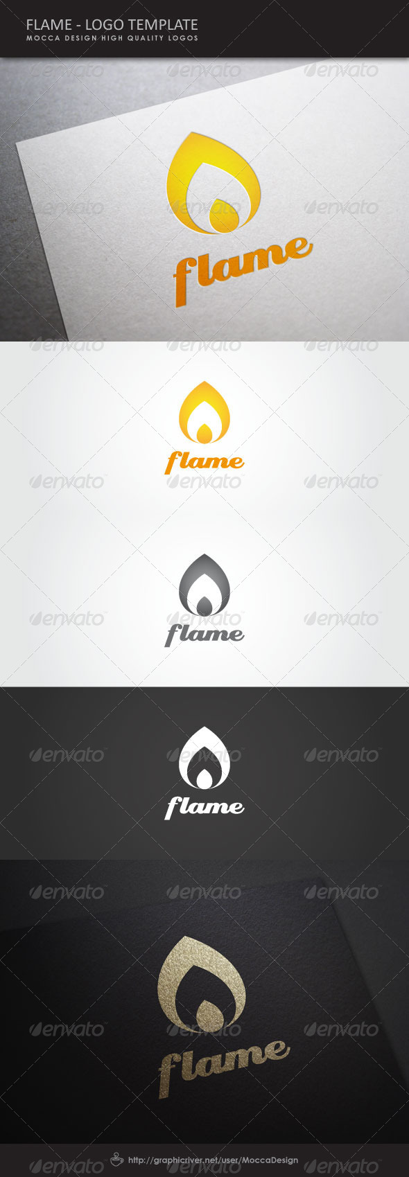 Flame Logo - Symbols Logo Templates