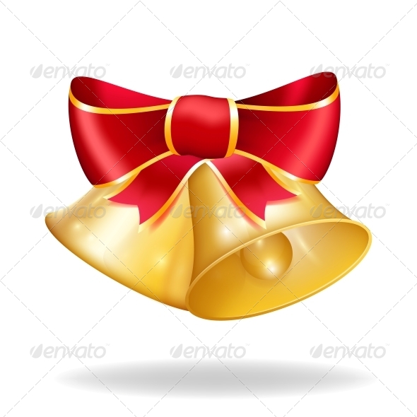 GraphicRiver Jingle Bells with Red Bow 6041537 GraphicRiver Jingle Bells with Red Bow 6041537
