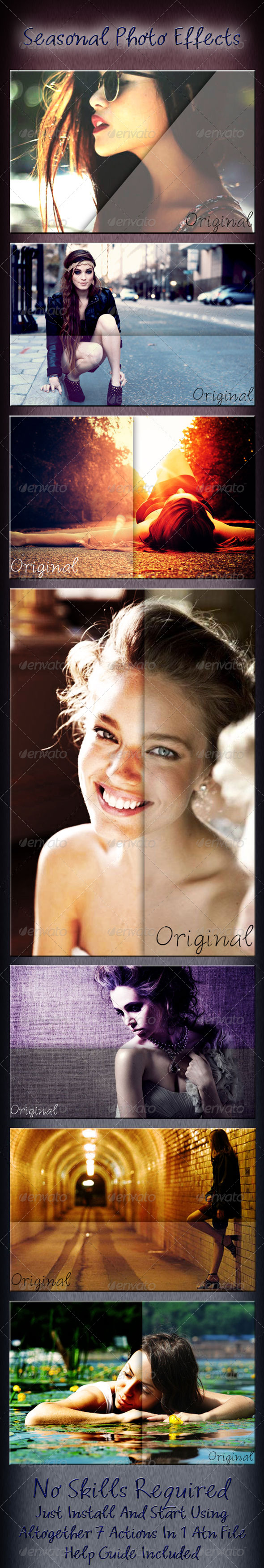 Seasonal Photo Effects - Photo Effects Actions