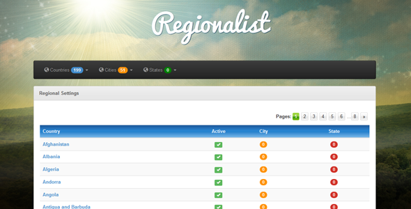 Regionalist PHP Localization Editor - CodeCanyon Item for Sale