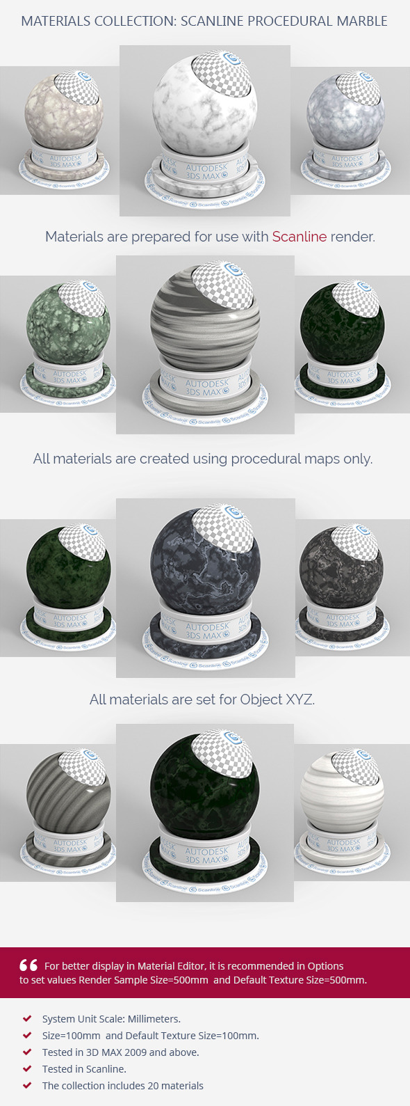 3DOcean Scanline Procedural Marble 6048787 3DOcean Scanline Procedural Marble 6048787