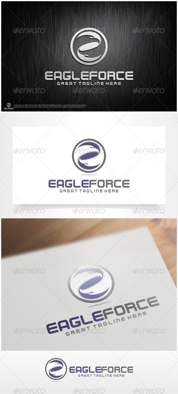 GraphicRiver Eagle Force Logo Template 6049778 GraphicRiver Eagle Force Logo Template 6049778