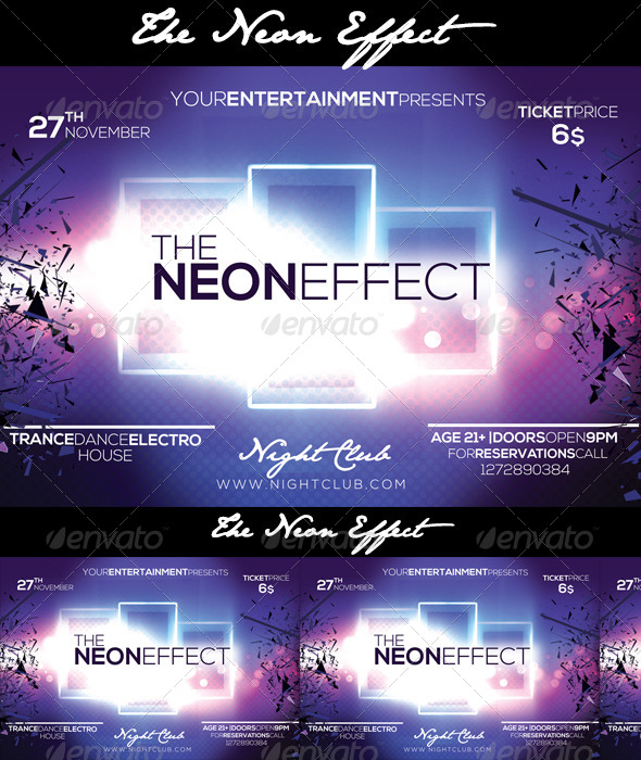 GraphicRiver The Neon Effect 6051728 GraphicRiver The Neon Effect 6051728