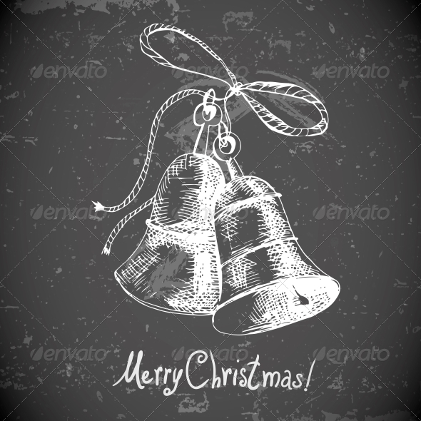 GraphicRiver Christmas Bell for Retro Design 6052130 GraphicRiver Christmas Bell for Retro Design 6052130
