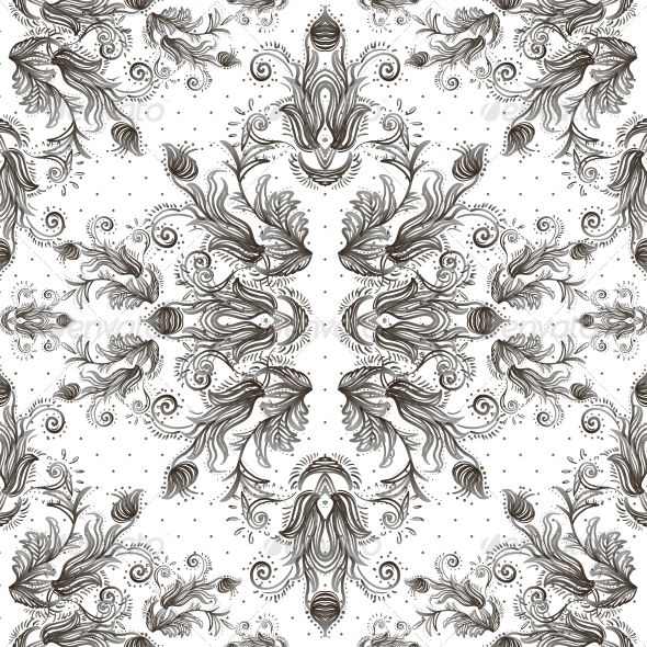GraphicRiver Seamless Vintage Background Baroque Pattern 6052317 GraphicRiver Seamless Vintage Background Baroque Pattern 6052317