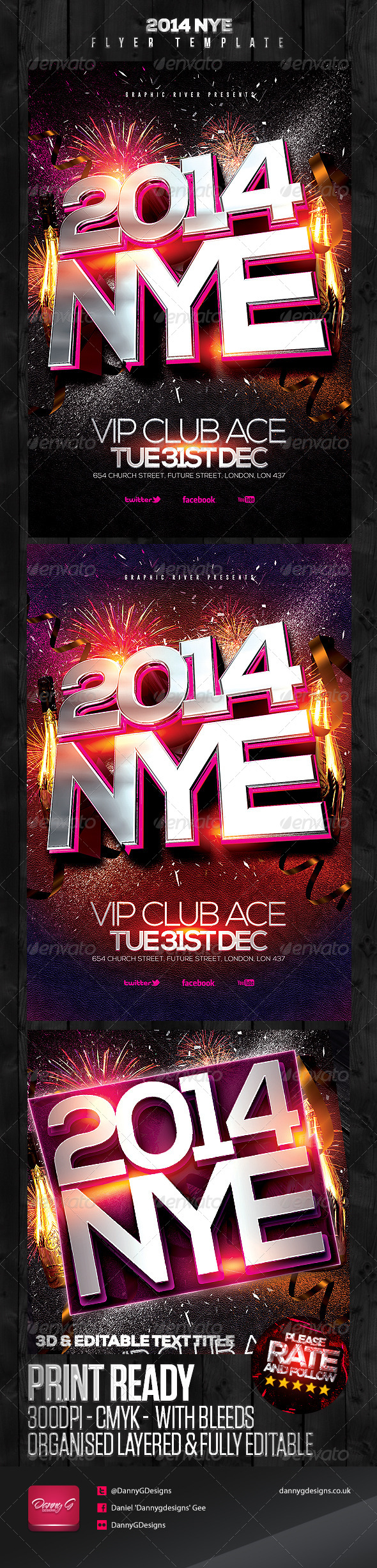 GraphicRiver 2014 NYE Flyer Template 6052478 GraphicRiver 2014 NYE Flyer Template 6052478