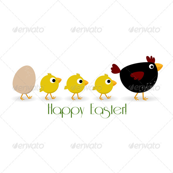 GraphicRiver Funny Easter Background 6056088 GraphicRiver Funny Easter Background 6056088