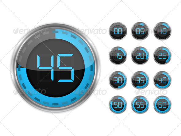 GraphicRiver Digital Timers 6057742 GraphicRiver Digital Timers 6057742