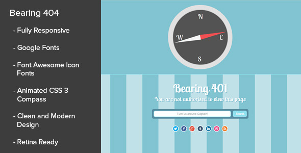 ThemeForest Bearing 404 Responsive Error Pages 6010105 ThemeForest Bearing 404 Responsive Error Pages 6010105