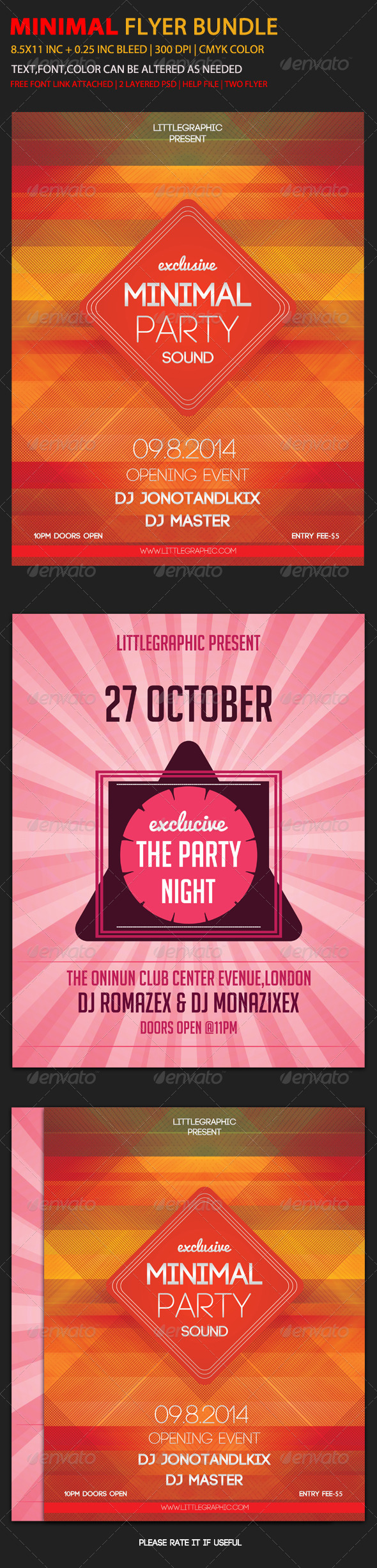 GraphicRiver Minimal Flyer Bundle 1 6062453 GraphicRiver Minimal Flyer Bundle 1 6062453