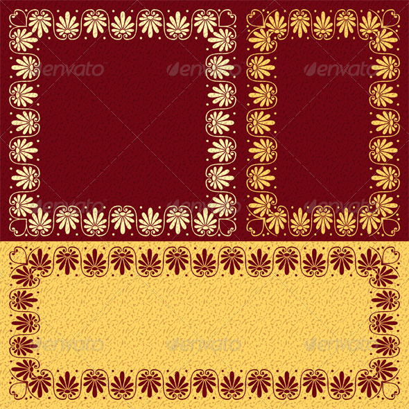 GraphicRiver Vector Floral Gold Greek Ornament Meander 6062532 GraphicRiver Vector Floral Gold Greek Ornament Meander 6062532