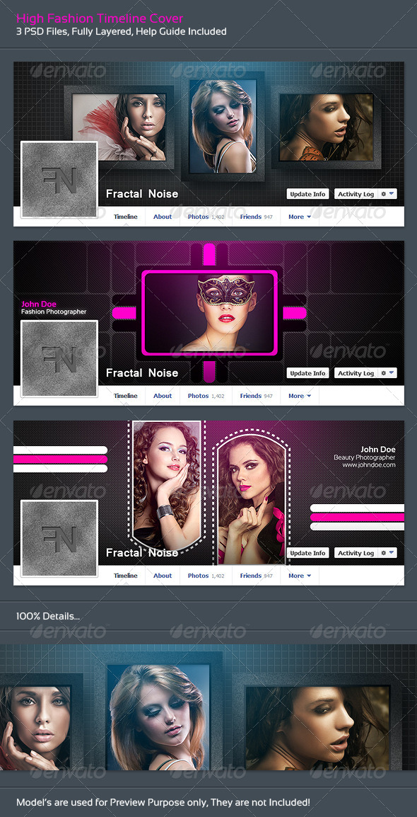 High Fashion Timeline Covers (Facebook Timeline Covers)