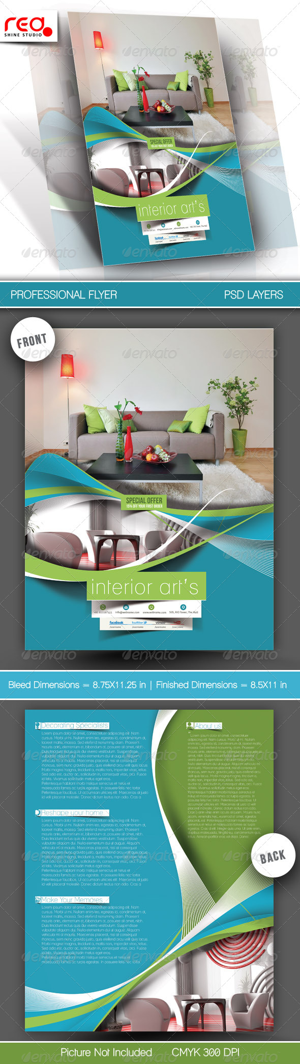GraphicRiver Architecture & Interior Designer Flyer Template 6064150 GraphicRiver Architecture & Interior Designer Flyer Template 6064150