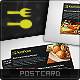 Food Love Postcard