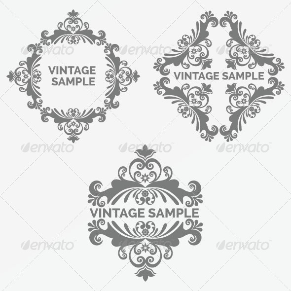 GraphicRiver Vintage Frame 80 6066670 GraphicRiver Vintage Frame 80 6066670