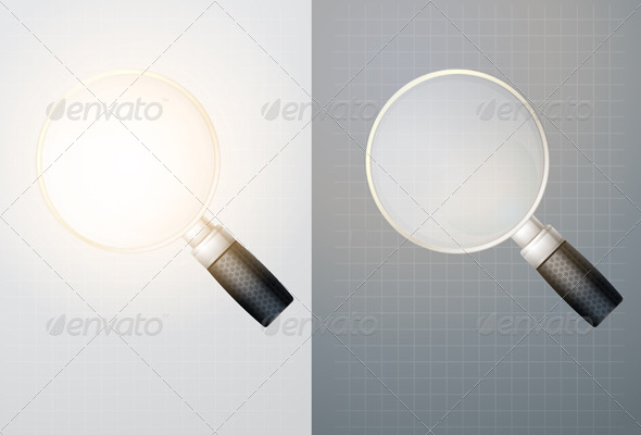GraphicRiver Magnifying Glass Illustration 6068426 GraphicRiver Magnifying Glass Illustration 6068426