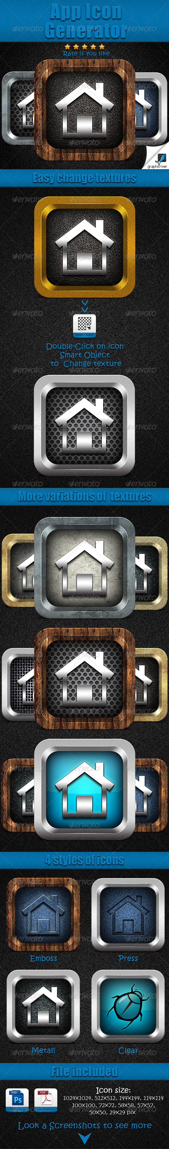GraphicRiver App Icon Generator 6031556 GraphicRiver App Icon Generator 6031556