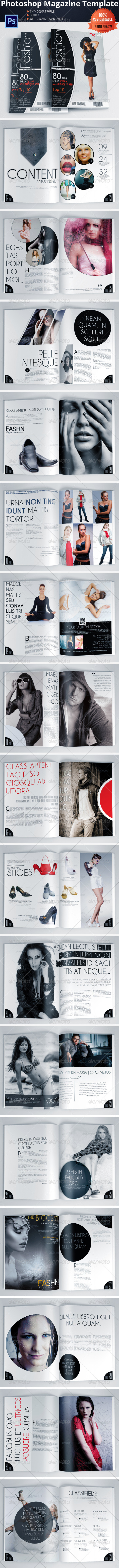 GraphicRiver Creative Fashion Magazine 6069333 GraphicRiver Creative Fashion Magazine 6069333