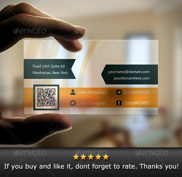 GraphicRiver Transparent Business Card v1 6069500 GraphicRiver Transparent Business Card v1 6069500