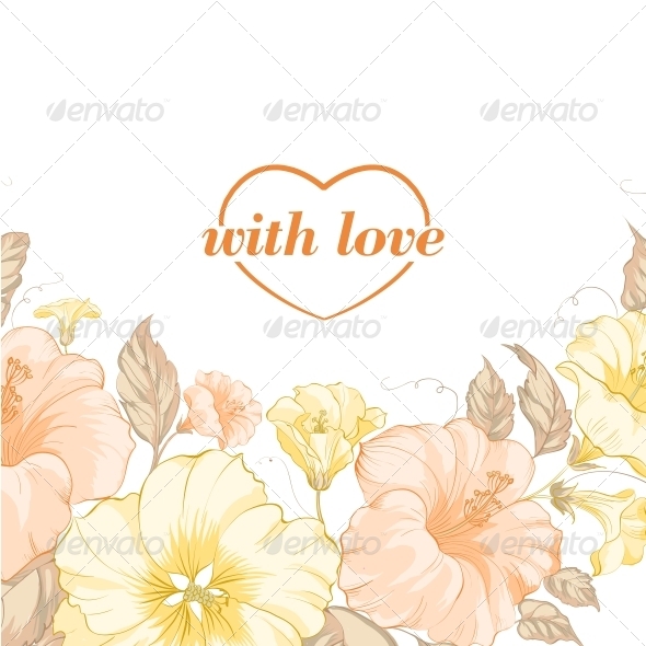 GraphicRiver Yellow Flowers on White 6071679 GraphicRiver Yellow Flowers on White 6071679