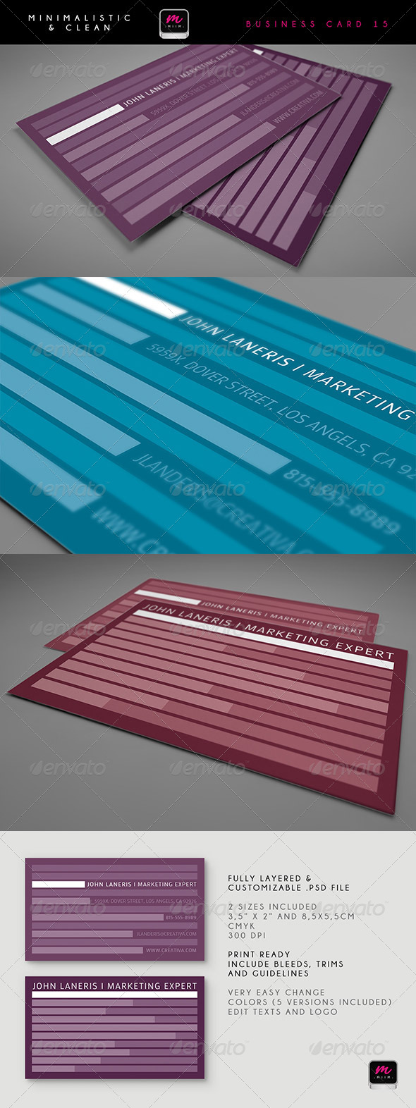 GraphicRiver Clean Business Card Template 15 6074756 GraphicRiver Clean Business Card Template 15 6074756