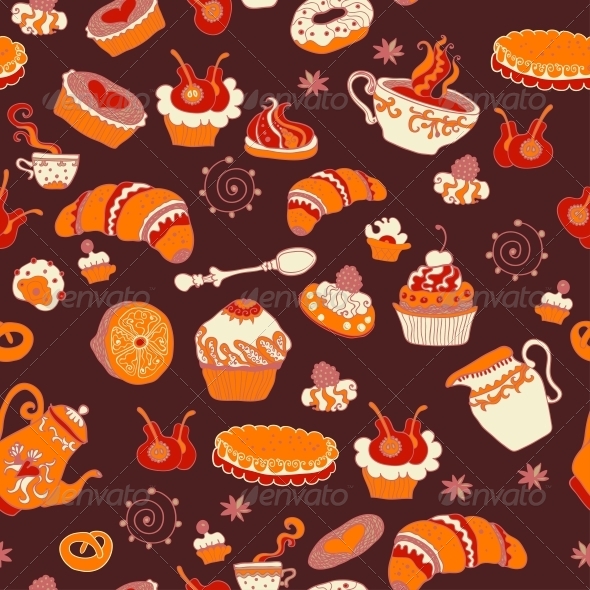 GraphicRiver Coffee Seamless Pattern 6077194 GraphicRiver Coffee Seamless Pattern 6077194