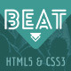 Beat - One-Page HTML5 Music &amp; Band Template - ThemeForest Item for Sale