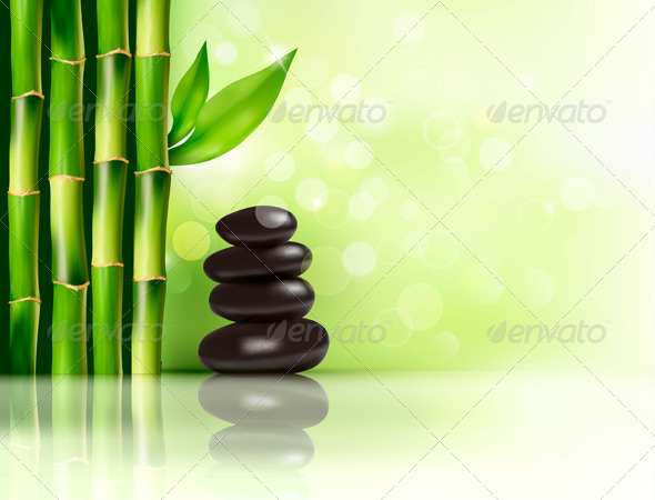 GraphicRiver Spa Background with Bamboo and Stones 6080031 GraphicRiver Spa Background with Bamboo and Stones 6080031