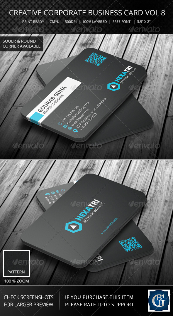 GraphicRiver Creative Corporate Business Card Vol 8 6086942 GraphicRiver Creative Corporate Business Card Vol 8 6086942