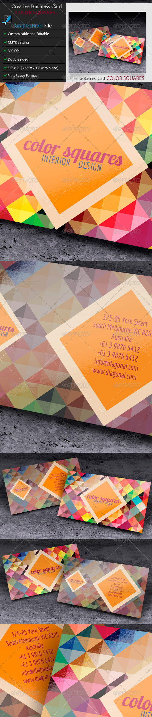GraphicRiver Interier Design Business Card 6091153 GraphicRiver Interier Design Business Card 6091153