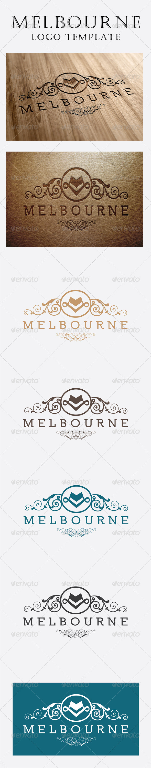 GraphicRiver Melbourne Logo 6091644 GraphicRiver Melbourne Logo 6091644