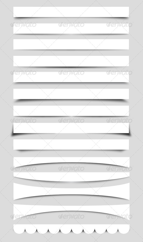 GraphicRiver Collection of Box Shadows 6094838 GraphicRiver Collection of Box Shadows 6094838