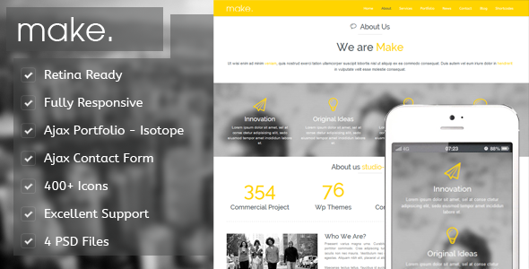 ThemeForest Make Responsive Parallax Onepage Wordpress Theme 6097760 ThemeForest Make Responsive Parallax Onepage Wordpress Theme 6097760