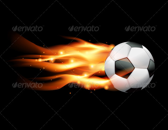 GraphicRiver Vector Flaming Soccer Ball 6098126 GraphicRiver Vector Flaming Soccer Ball 6098126