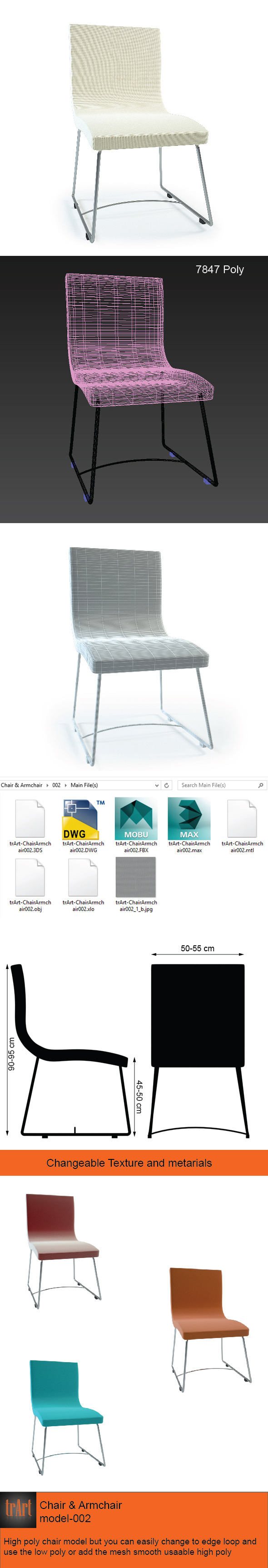 3DOcean Chair Armchair 6098168 3DOcean Chair Armchair 6098168