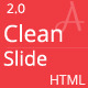 Clean Slide Responsive HTML Template / Vcard - ThemeForest Item for Sale