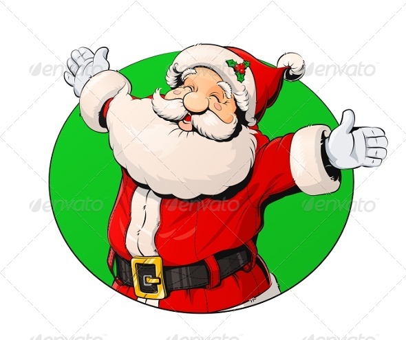 GraphicRiver Smiling Santa Claus 6104701 GraphicRiver Smiling Santa Claus 6104701