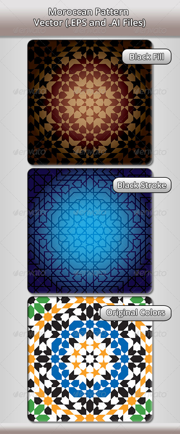 GraphicRiver Moroccan Pattern 6105157 GraphicRiver Moroccan Pattern 6105157