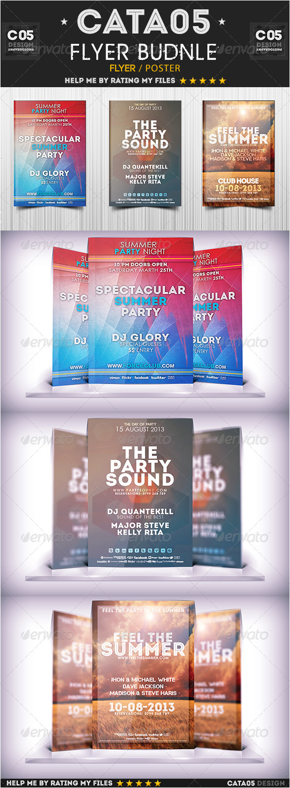 GraphicRiver Flyer Bundle Pack 3 6110782 GraphicRiver Flyer Bundle Pack 3 6110782