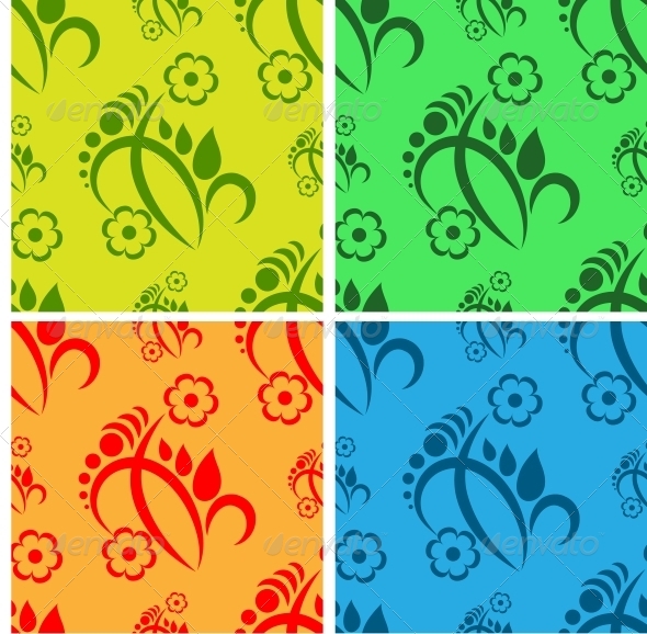 GraphicRiver Flower Seamless Background 6118105 GraphicRiver Flower Seamless Background 6118105