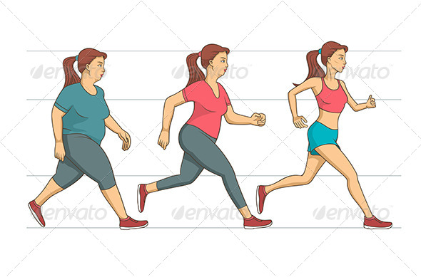 GraphicRiver Body Weight Loss 6119638 GraphicRiver Body Weight Loss 6119638
