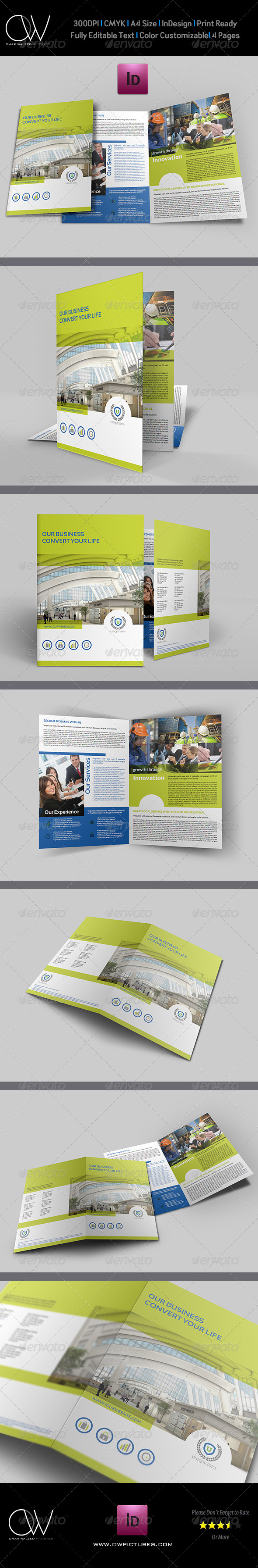 GraphicRiver Company Brochure Bi-Fold Template 6123279 GraphicRiver Company Brochure Bi-Fold Template 6123279