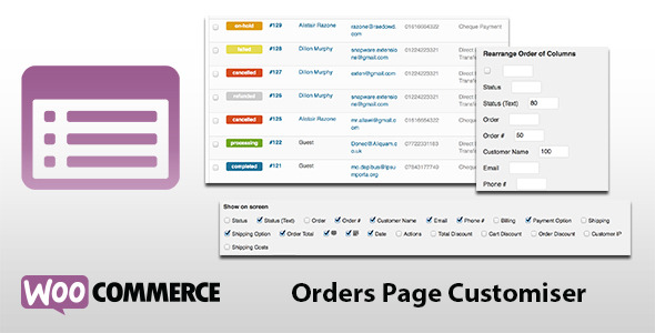 WooCommerce Order Page Customiser - CodeCanyon Item for Sale
