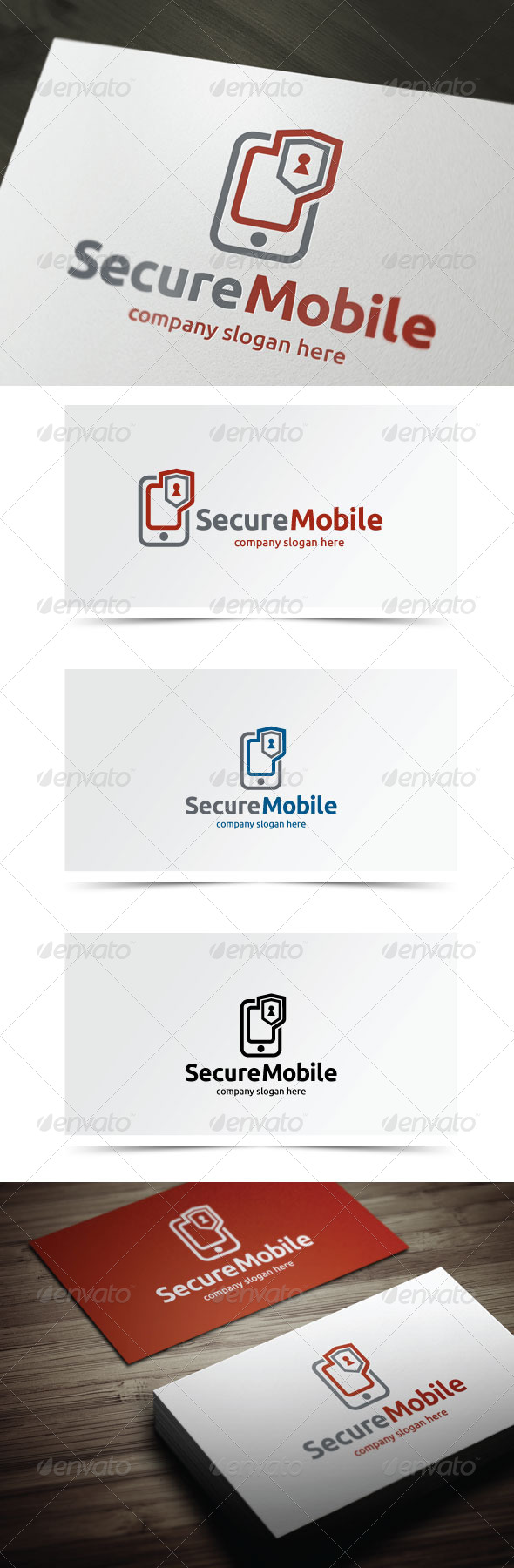 GraphicRiver Secure Mobile 6124007 GraphicRiver Secure Mobile 6124007